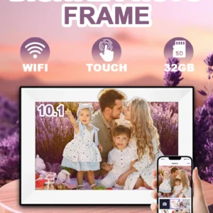 Uhale Digital Picture Frame 10.1 Inch 32GB Smart WiFi Smart digital photo frame with 1280x800 IPS HD Touch Screen